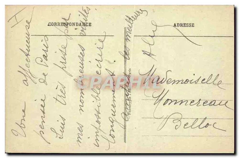Paris - La Butte Montmartre et le Sacré-Cœur — Chocolat-Menier, n°74 - Rückseite