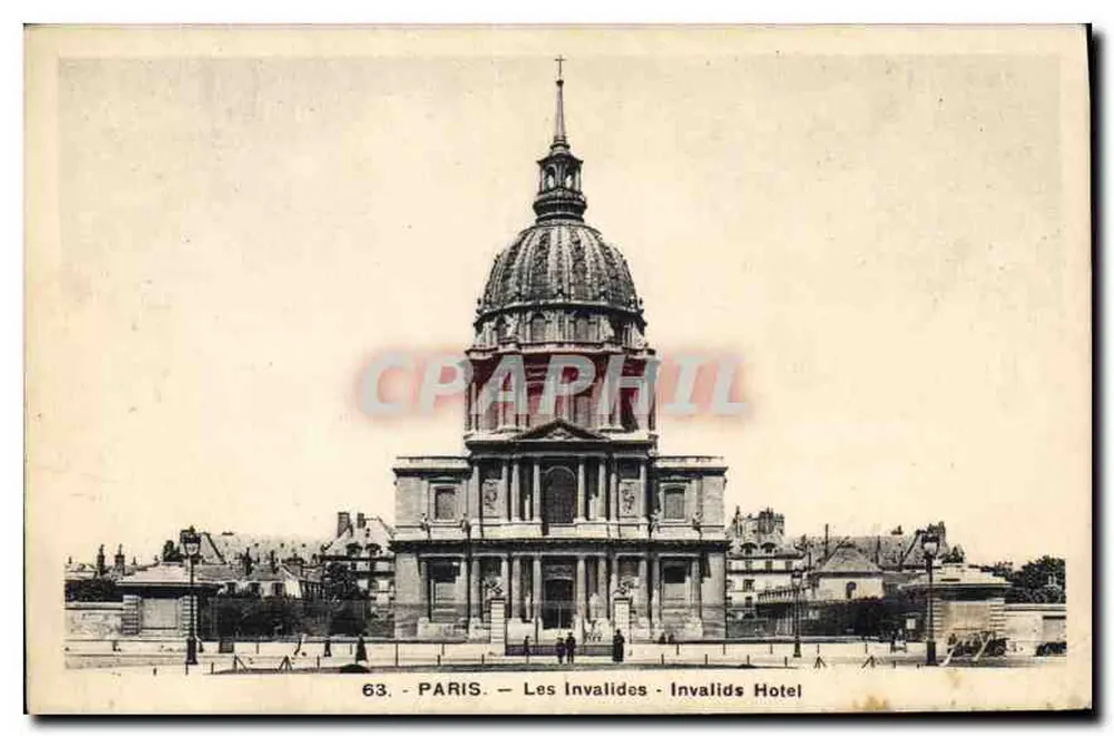 Paris — Les Invalides — Hotel dos Invalidos — 63 - Frente
