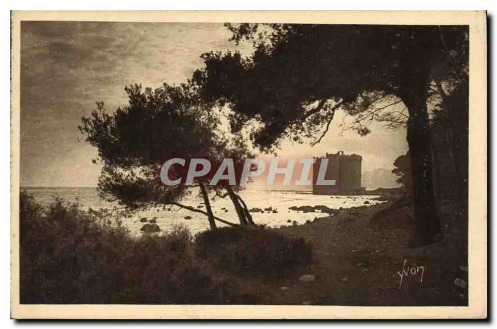 Cannes - Insel Saint-Honorat - Das alte Schloss — Art Edition YVON - Vorderseite