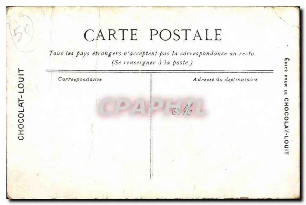 Mont-Saint-Michel — Die Königsbrücke — Verlag L.V. G. C. n°775 - Rückseite