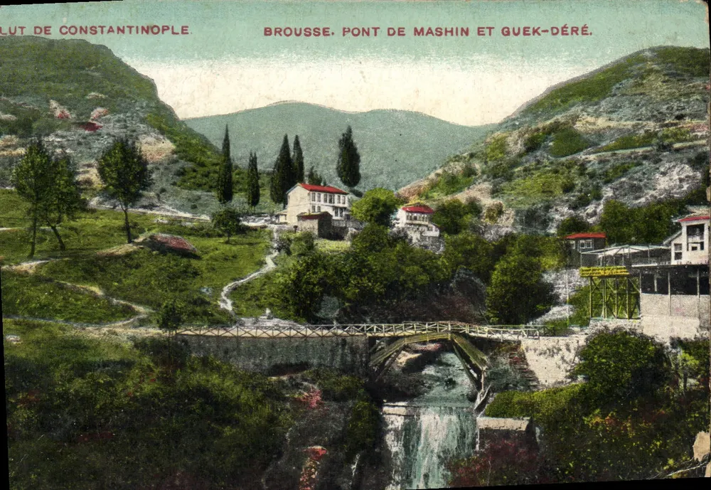 Brousse. Brücke Mashin und Guek-Déré — Ansicht des Konstantinopel-Zuges - Vorderseite