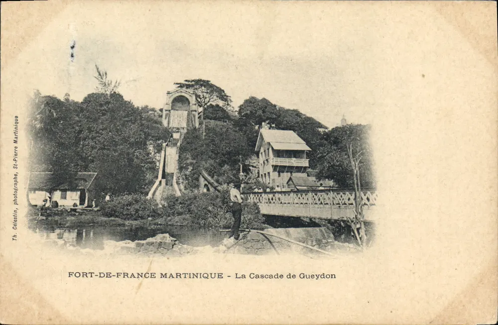 Fort-de-France Martinique — La Cascade de Gueydon — Th. Calestin, St-Pierre Martinique - Vorderseite