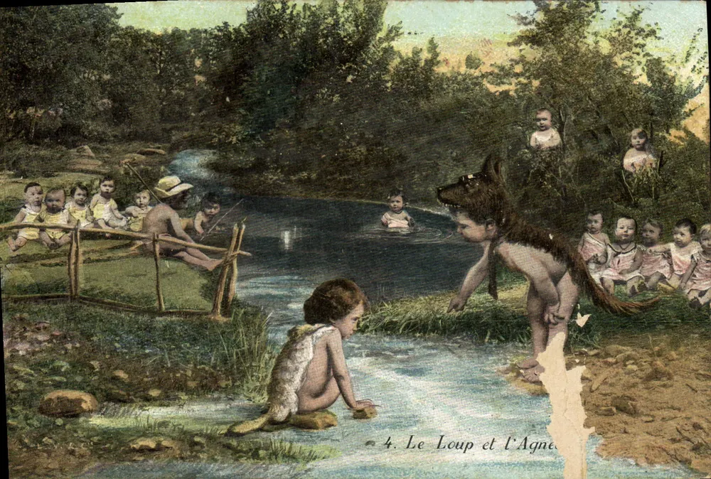 O Lobo e o Cordeiro — 4. — Aqua-Photo, Paris - Frente