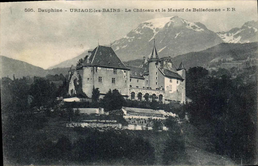 Uriage-les-Bains - Das Schloss und der Belledonne-Massiv - E R - Vorderseite