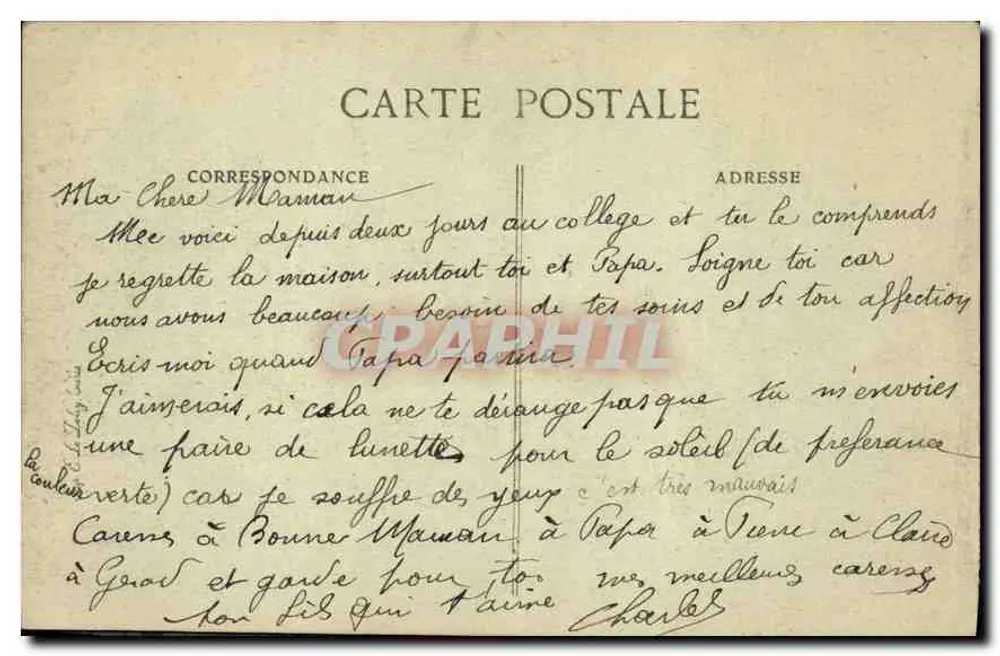 La Sainte-Baume — Entrada da Gruta — E.D. n°1466 - Verso