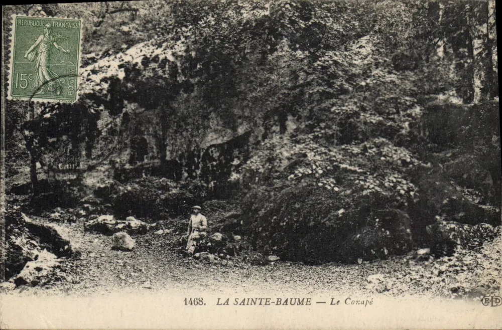 LA SAINTE-BAUME — O Sofá — Editor E.P.D. n°1468 - Frente