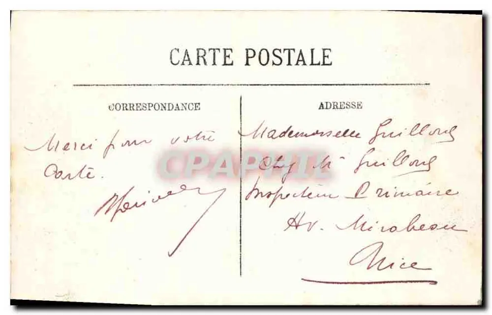 La Bourboule — O Pont do Charlet — Edição Reservada à Livraria Thériault - Verso