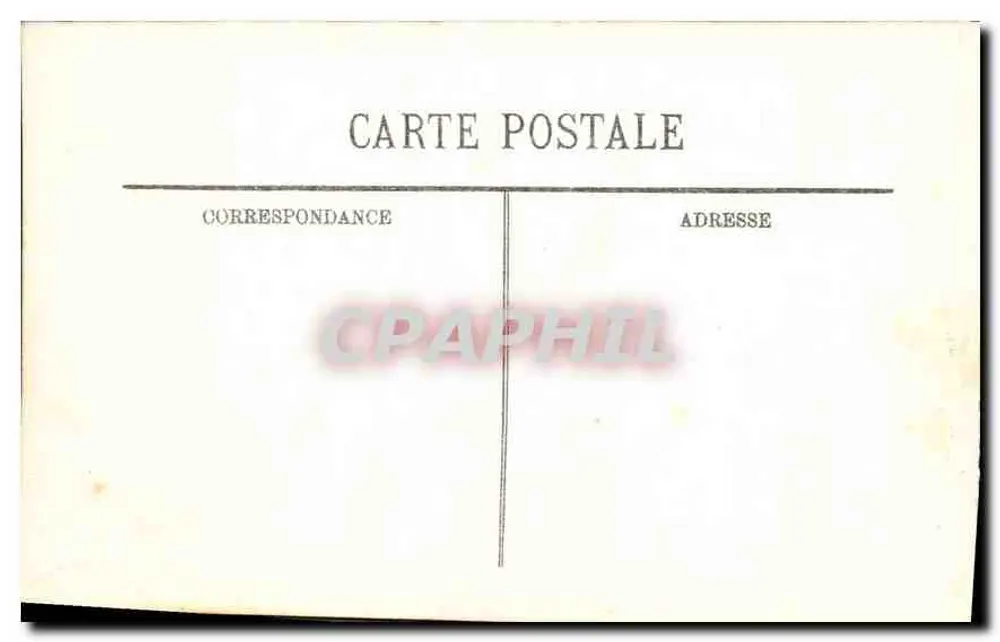 Ruinen von Reims — Fabrik der Maison Prieur und Cie in Brand und bombardiert — Verleger: Chèvre & Laveur, Reims, Nr. 6 - Rückseite