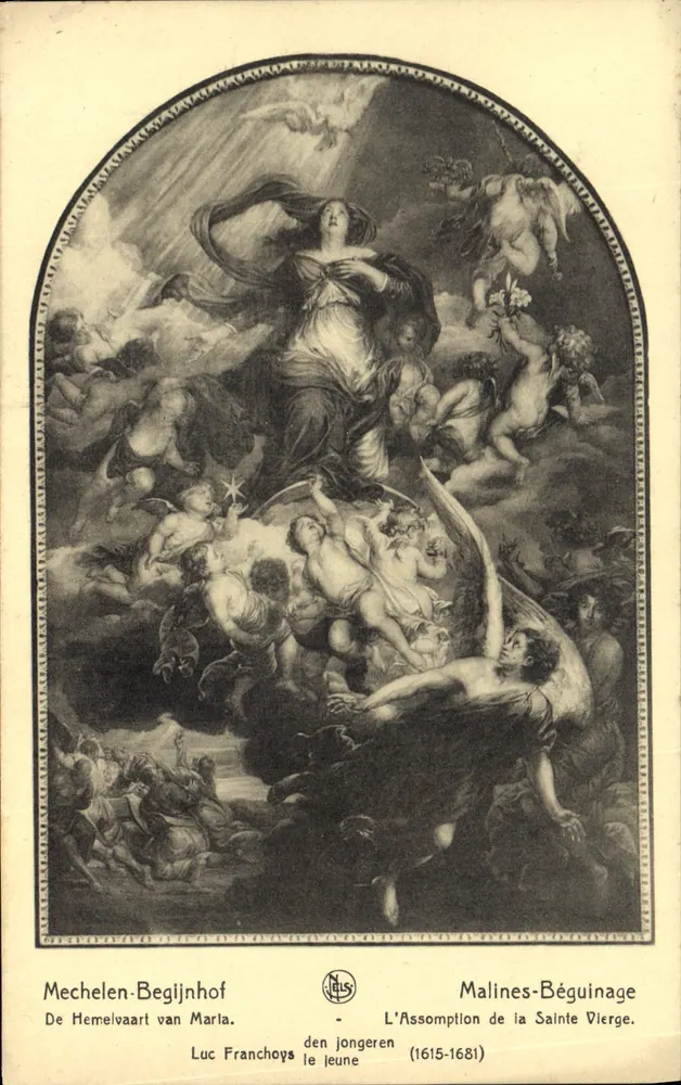 A Assunção da Santa Virgem — Luc Franchoys o Jovem (1615-1681) — Naïs - Frente