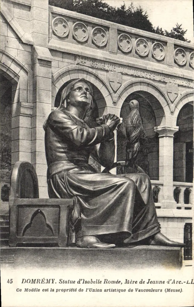 Statue von Isabelle Romée, Mutter von Jeanne d'Arc — Domrémy — Union artistique de Vaucouleurs (Meuse) - Vorderseite