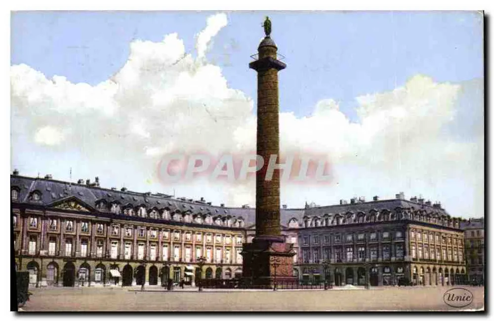 Praça Vendôme — Coluna Vendôme — Edição Unic, n°88 - Frente