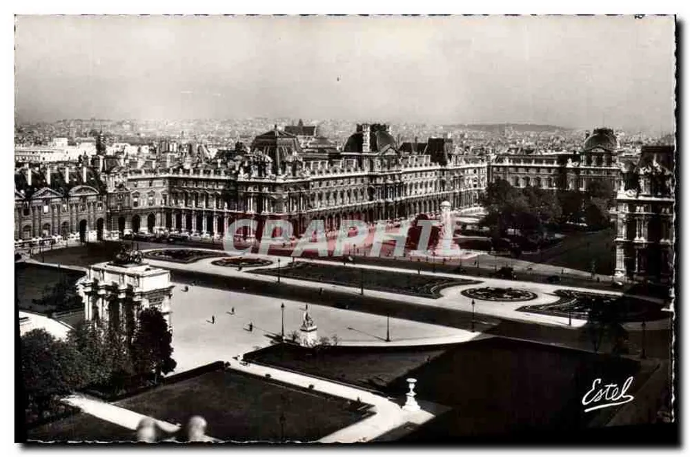 Carrousel-Platz und das Louvre — Paris — Éditions de Luxe Estel, n° 242 - Vorderseite