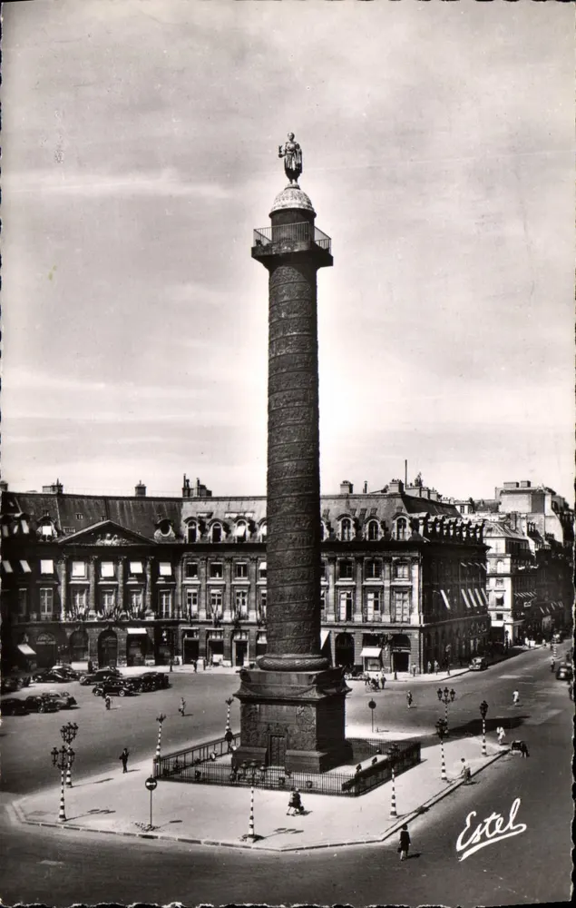 Coluna Vendôme — Paris — Editor Estel, n° 207 - Frente