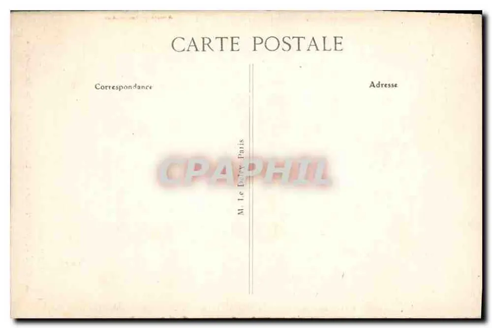 Saint-Séverin (Paris) — Ansicht der Nische und der Tür Saint-Martin — Verlag Le Darcy, Nr. 2 - Rückseite