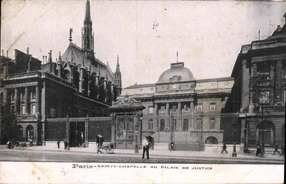 Paris-Sainte-Chapelle am Palais de Justice — unbekannter Verleger, Seriennummer nicht sichtbar - Vorderseite