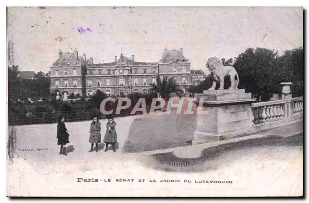 Paris - Der Senat und der Luxembourg-Park — Tynerch, Paris - Vorderseite