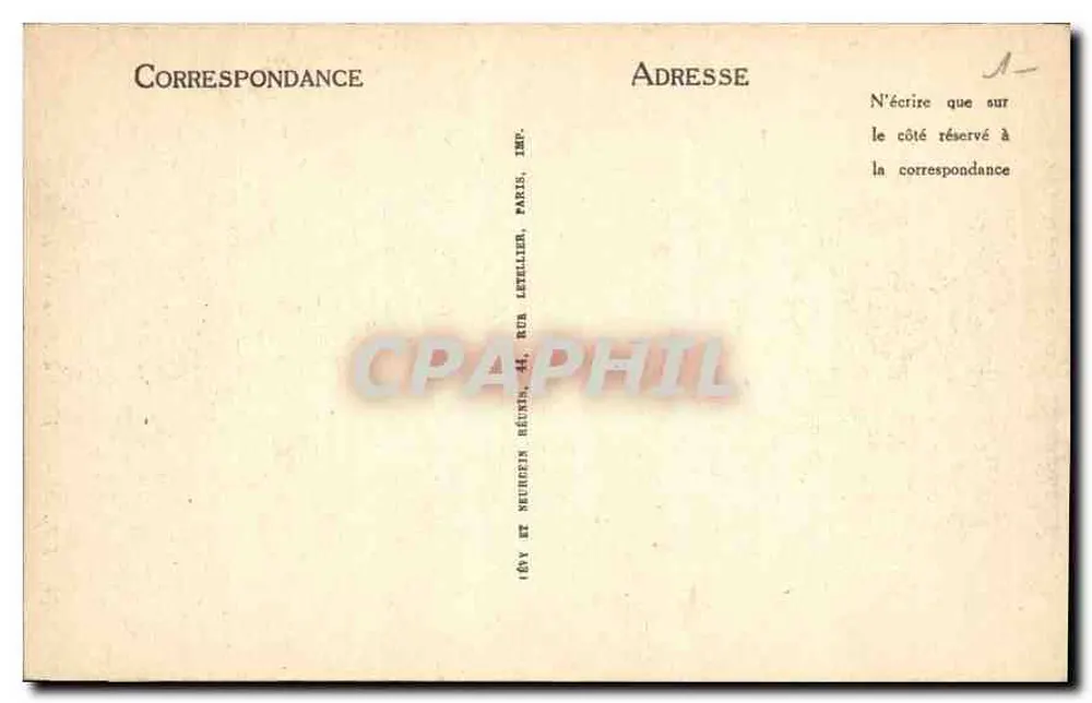 PARIS — O Hotel de Sens — LL — editor Letullier, n° 174 - Verso