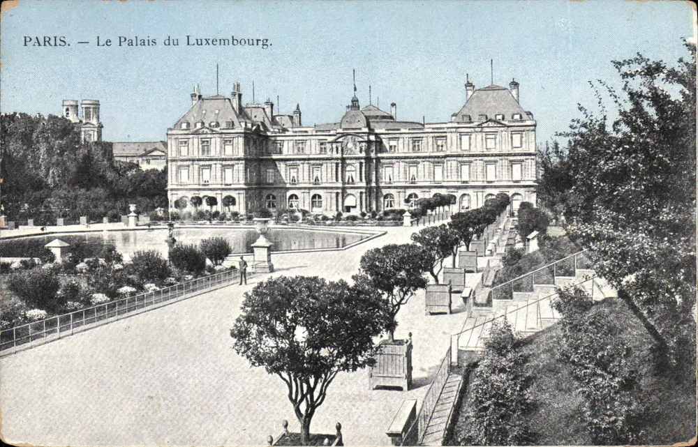 PARIS — O Palácio do Luxembourg — editor não identificado - Frente