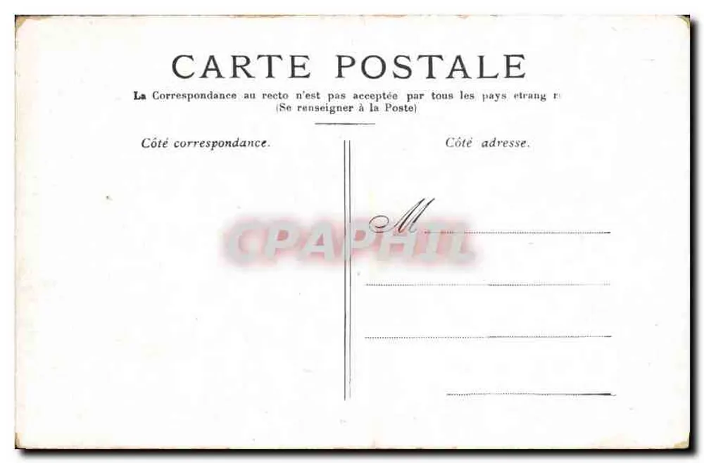 Paris — O Trocadero — editor não visível - Verso