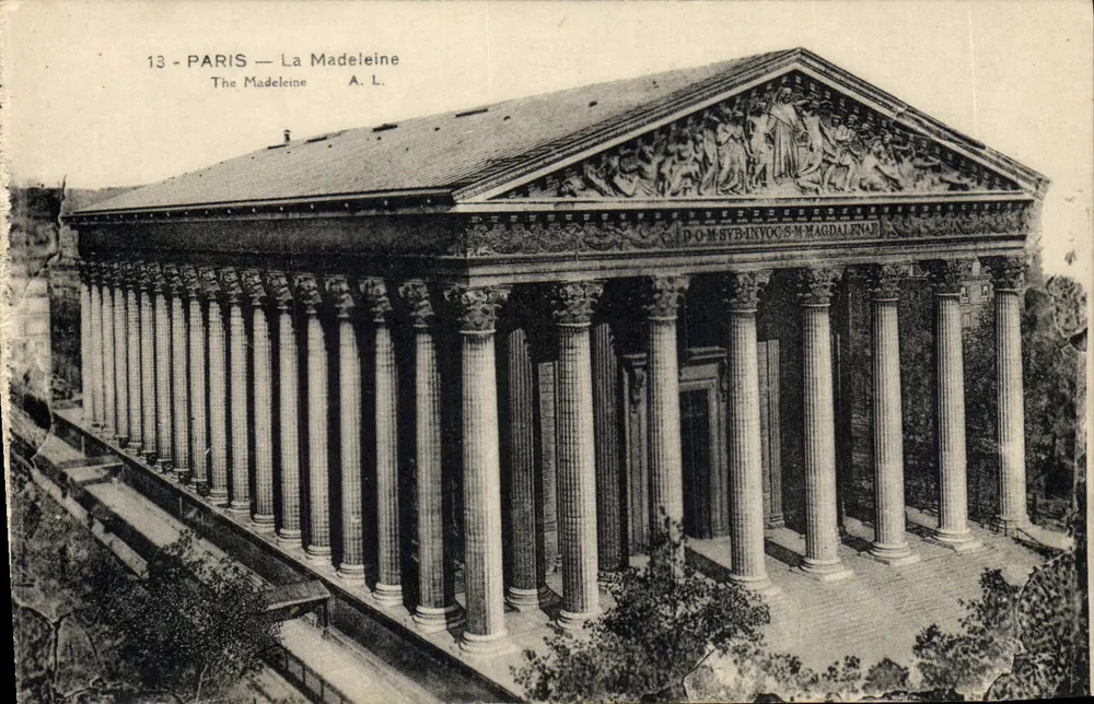 Paris — A Madeleine — A. L. - Frente