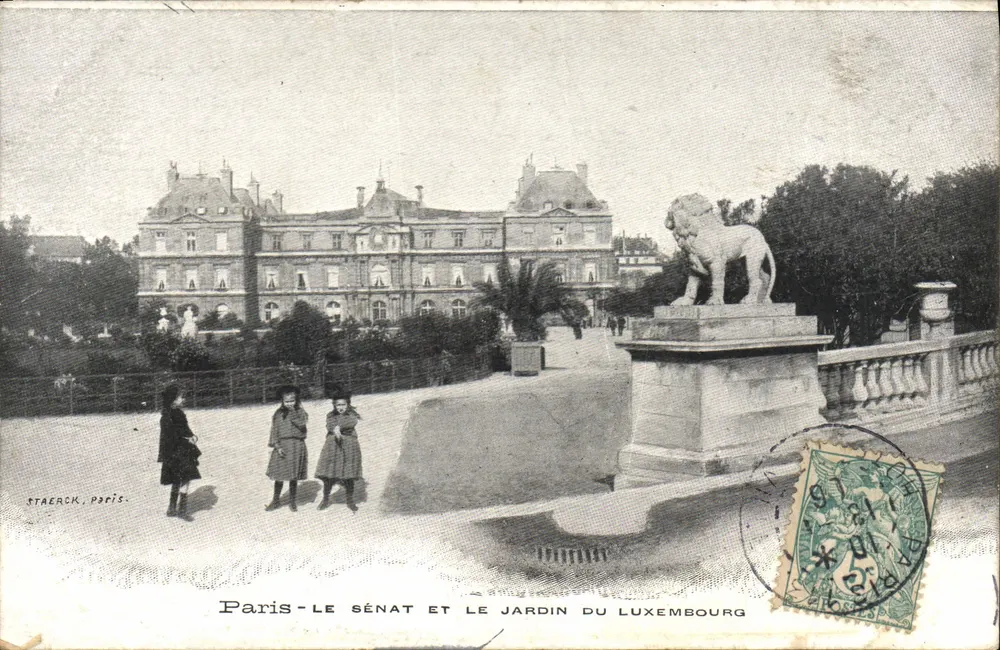 Paris - Der Senat und der Luxembourg-Park — Staerck, Paris - Vorderseite