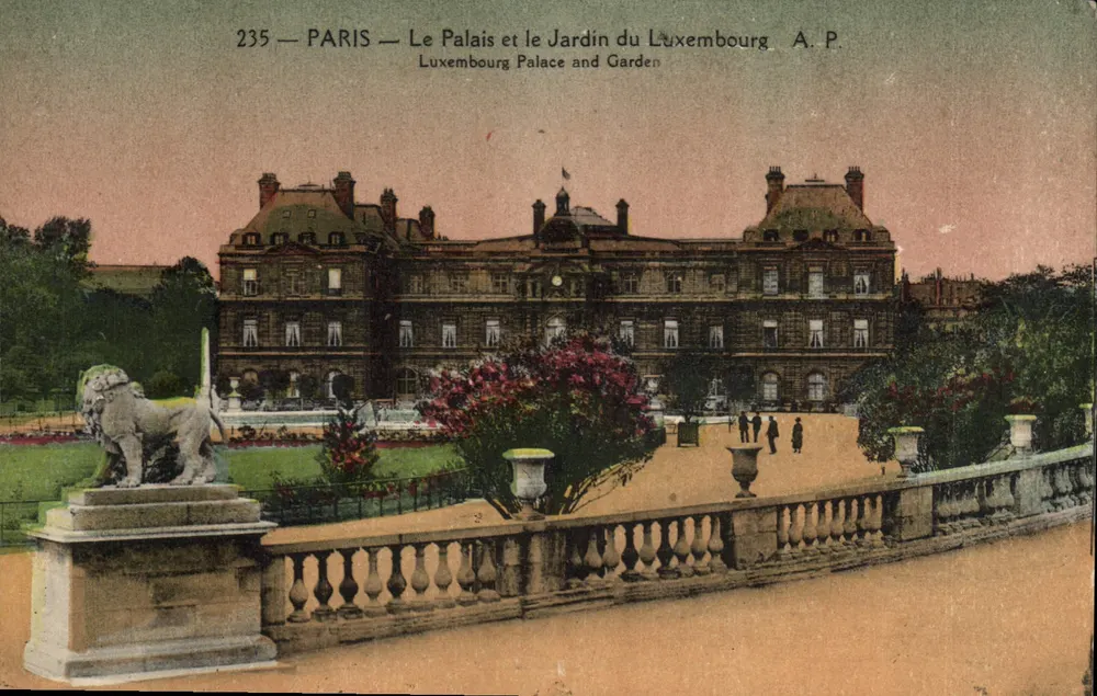 Paris — Das Palais und der Garten des Luxembourg — A. P. — n° 235 - Vorderseite