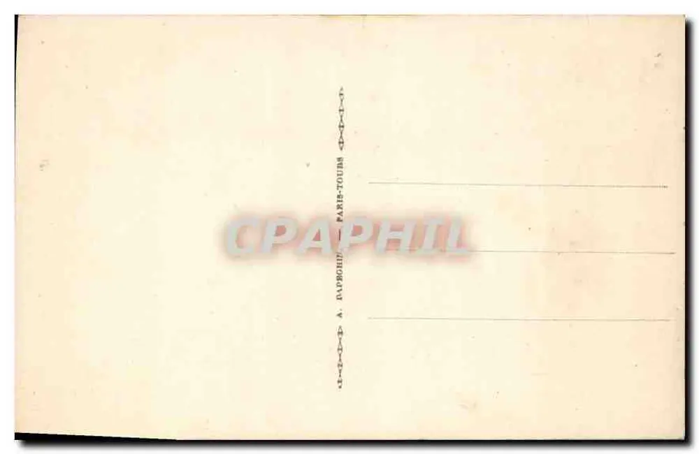 Paris - Notre-Dame - A fachada — editor A. RAPPHILIN, Paris-Tours, n° 294 - Verso