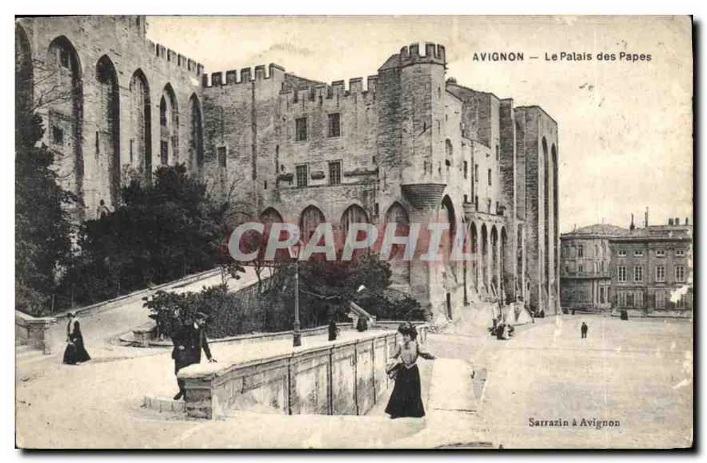 Avignon — O Palácio dos Papas — Sarrazin em Avignon - Frente