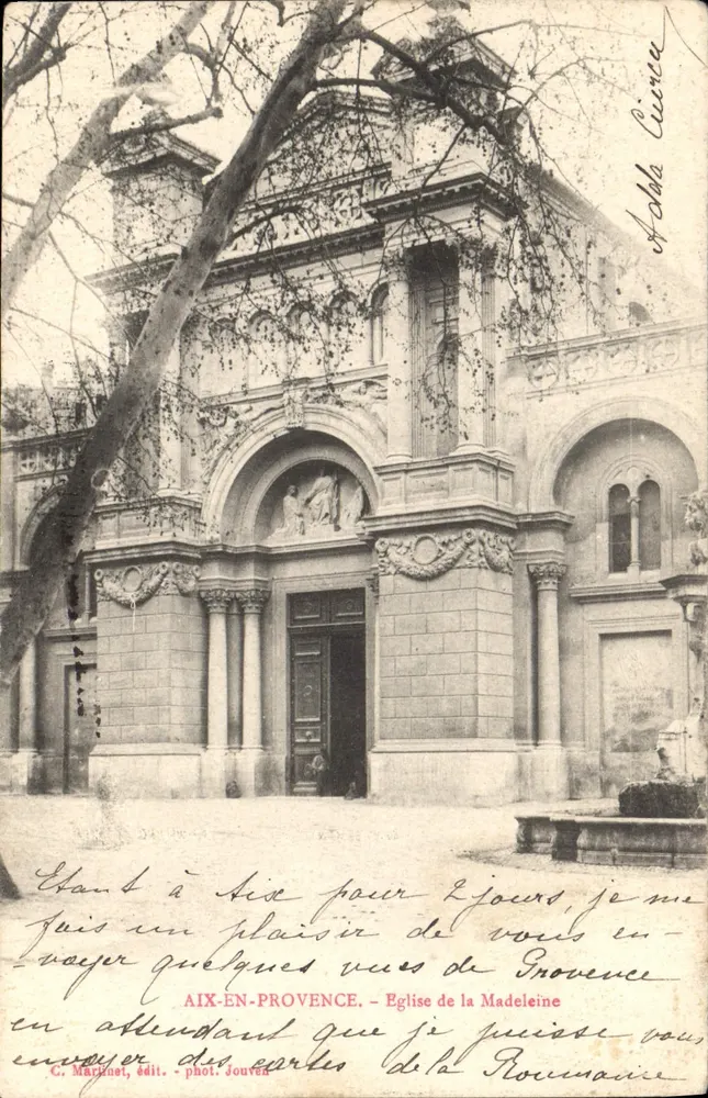 Aix-en-Provence — Kirche der Madeleine — C. Marquet, phot. publ. Jouven - Vorderseite