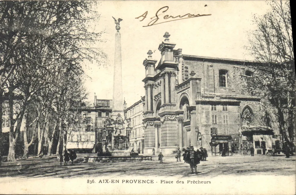Aix-en-Provence — Place des Prêcheurs — A. Servan, n°836 - Frente
