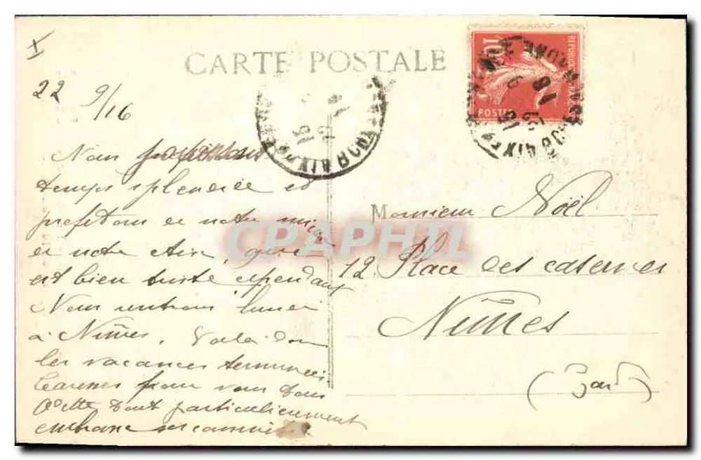 AIX-EN-PROVENCE - Die Place des Prêcheurs - Kirche der Madeleine — Édition Carle - Rückseite