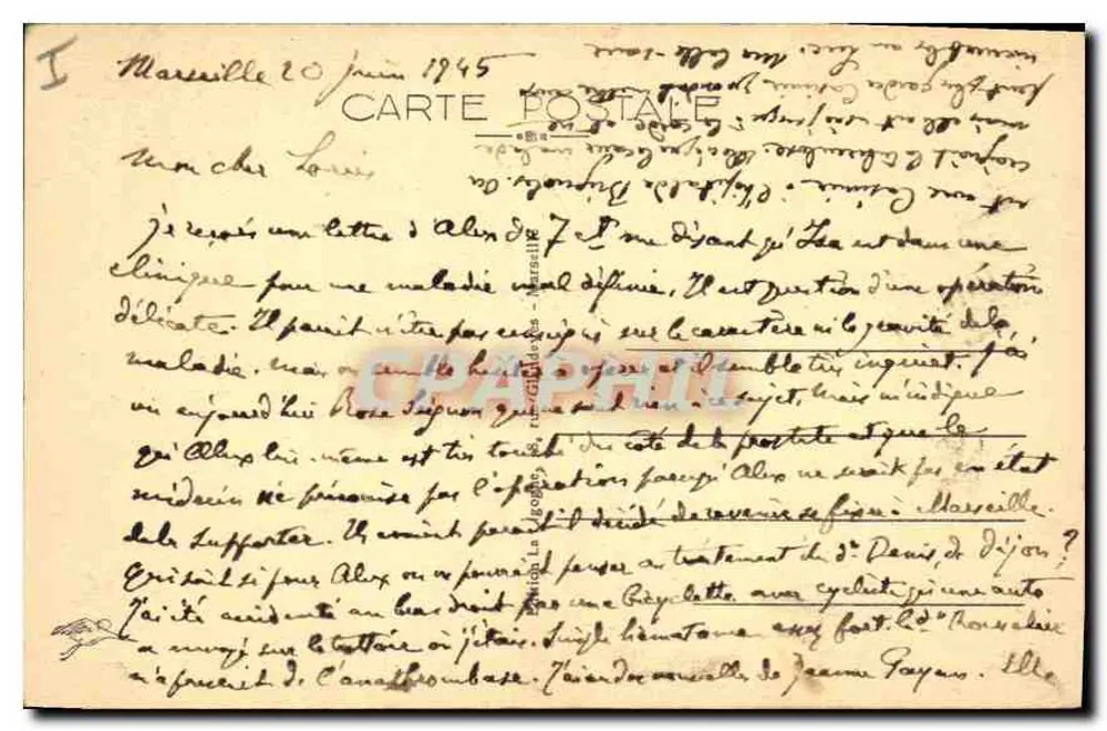 AIX-en-PROVENCE — La Madeleine und die Place des Prêcheurs — anonymer Verlag, Nr. 457 - Rückseite