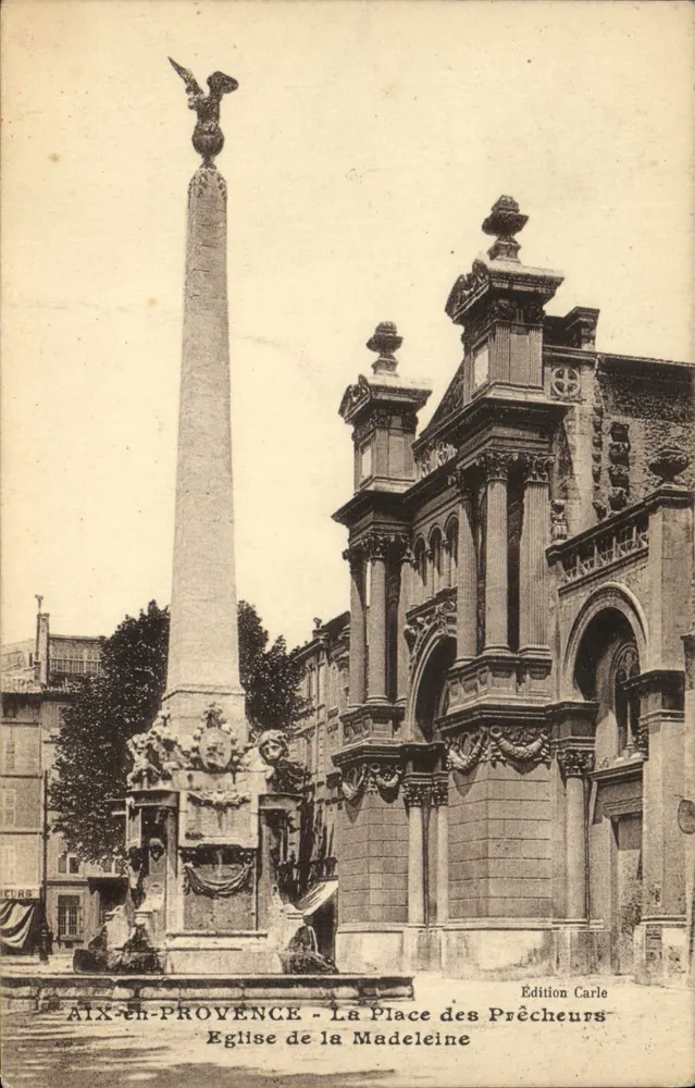 Aix-en-Provence - Place des Prêcheurs - Kirche der Madeleine — Édition Carle - Vorderseite