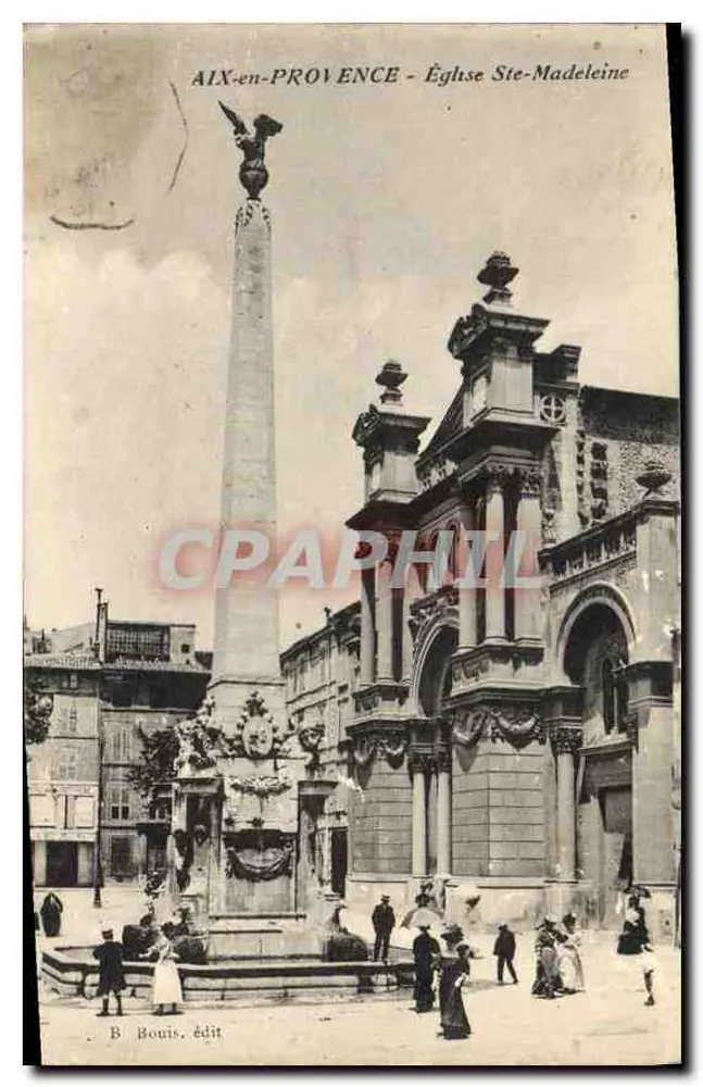 Aix-en-Provence - Igreja de Santa Madeleine — B. Bouis, editor - Frente