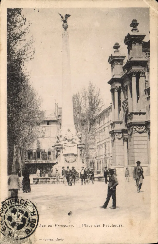 Aix-en-Provence — Praça dos pregadores — Jourven, foto. - Frente