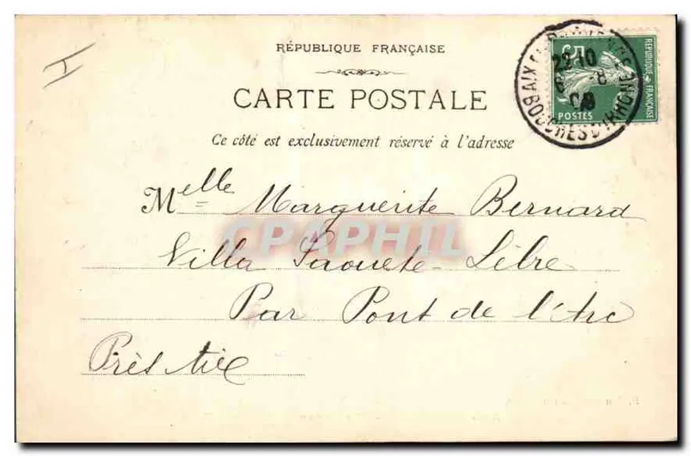 Aix-en-Provence - 22 - Staudamm François Zola — Verlag E. Jaussaud - Rückseite