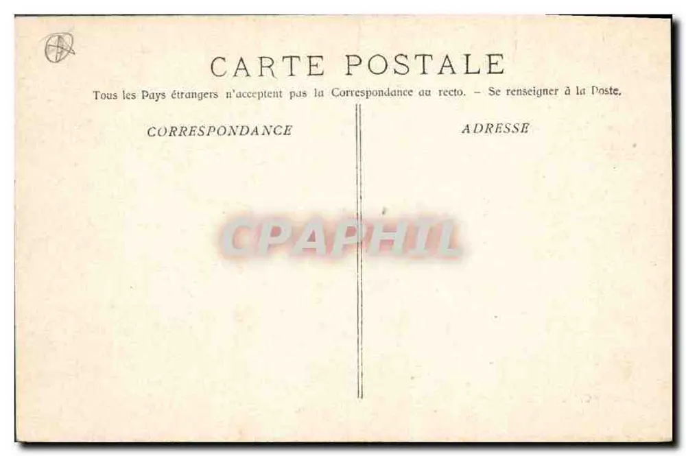 Arredores de Aix-en-Provence — Dique do barragem — Coleção C. M. - Verso