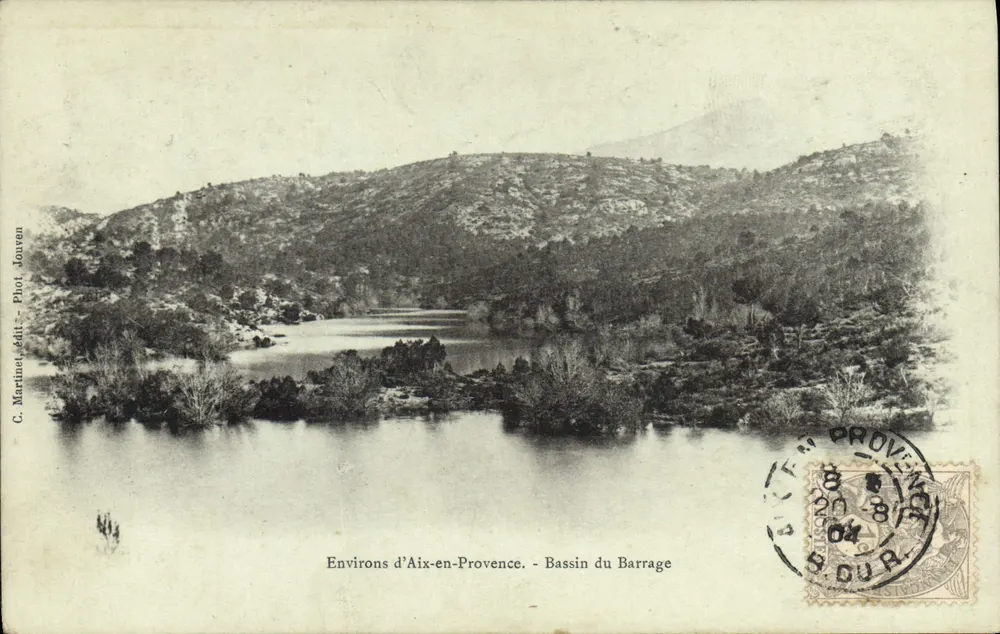 Umgebung von Aix-en-Provence — Becken des Staudamms — C. Martinet, Verlag - Foto von Jouven - Vorderseite