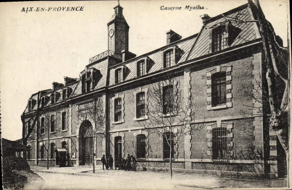 Aix-en-Provence — Kasernen Myollès — unbekannter Verlag - Vorderseite