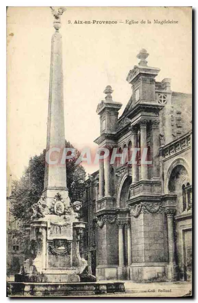 Aix-en-Provence — Kirche der Magdalene — Coll. Rolland - Vorderseite