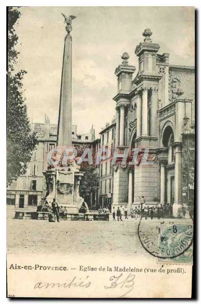 Aix-en-Provence — Kirche der Madeleine (Seitenansicht) — Verlag: Willems - Vorderseite