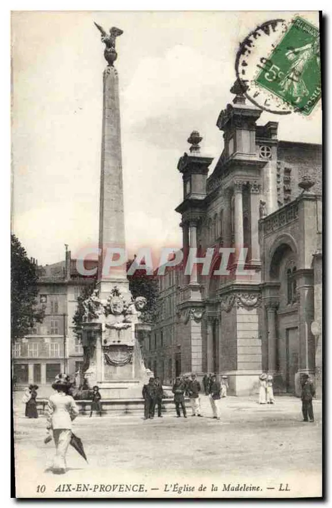 Aix-en-Provence — Ansicht der Kirche der Madeleine — LL - Vorderseite