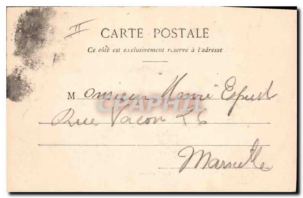 Aix-en-Provence — Pequeno Seminário — C. Martinet, editor - Verso