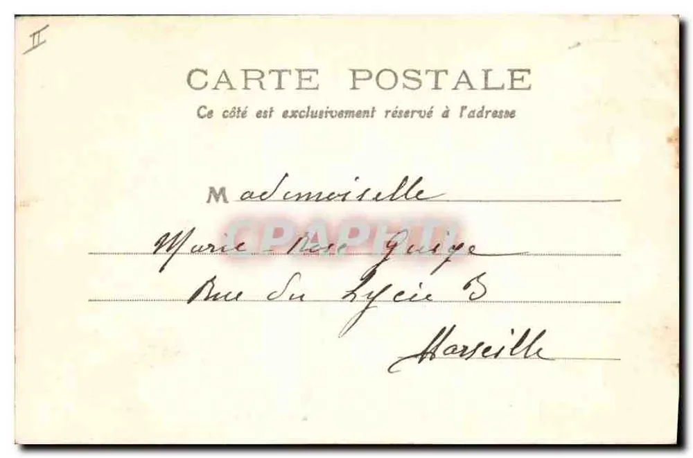 AIX-en-PROVENCE — Innenansicht der Kirche des Heiligen Geistes — Sammlung C. M. - Rückseite