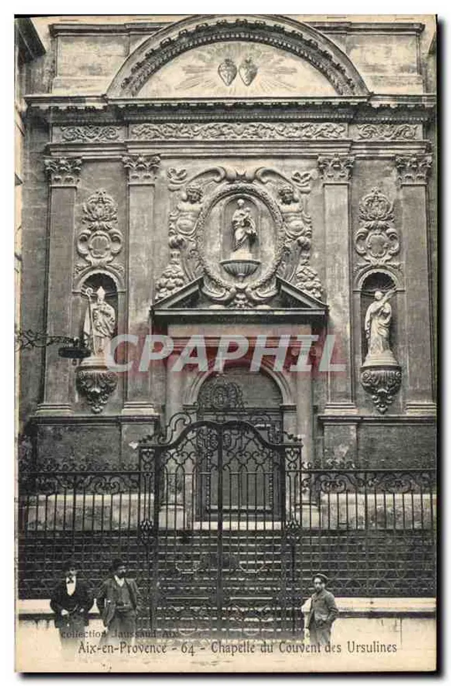 Aix-en-Provence - 64 - Kapelle des Ursulinenklosters — Sammlung Laussaud - Vorderseite
