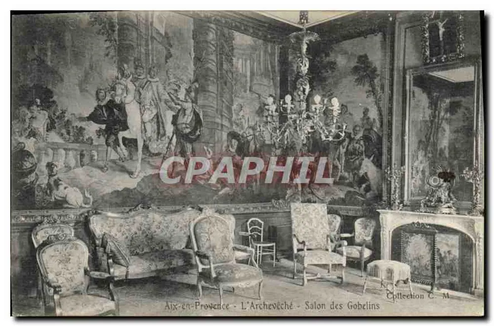 Aix-en-Provence - L'Archevêché - Salon des Gobelins — Sammlung C. M. - Vorderseite