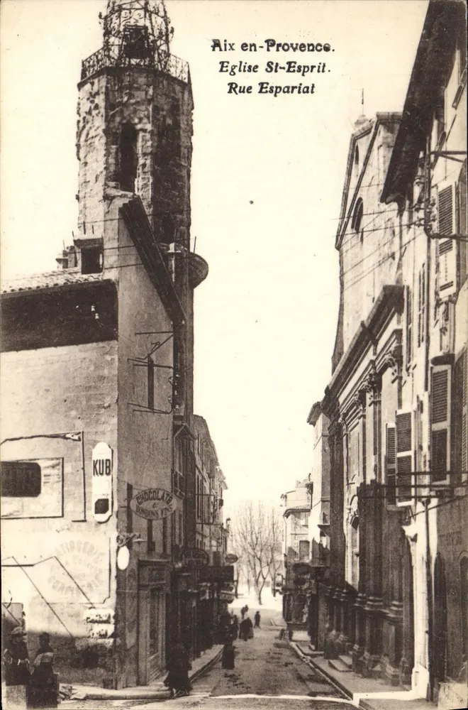 Aix-en-Provence — Kirche Saint-Esprit, Rue Espariat — Verlag unbekannt - Vorderseite