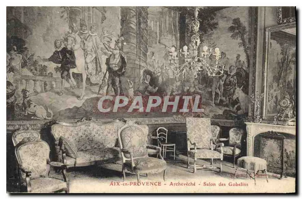 Aix-en-Provence - Erzbistum - Salon des Gobelins - Vorderseite