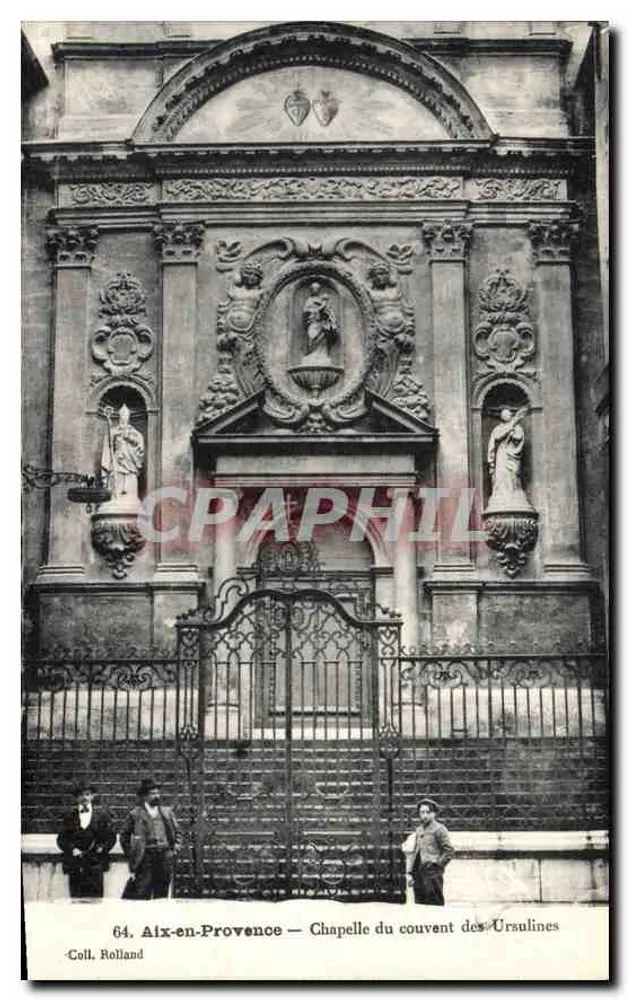 Aix-en-Provence — Kapelle des Ursulinenklosters — Coll. Rolland - Vorderseite