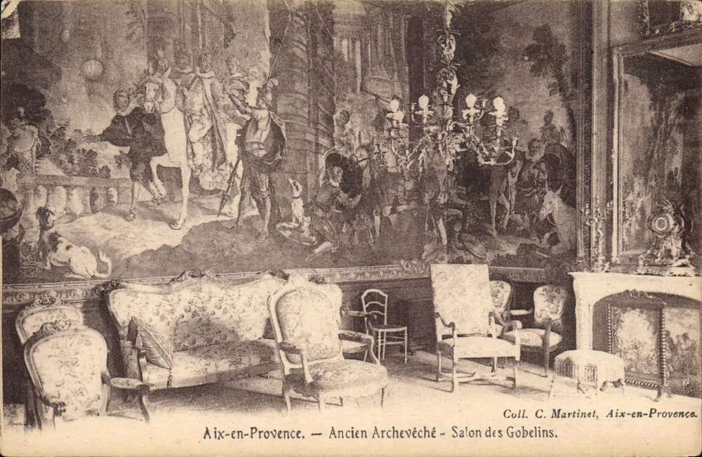 Aix-en-Provence — Ehemaliges Erzbistum — Salon des Gobelins — Sammlung C. Martinet - Vorderseite